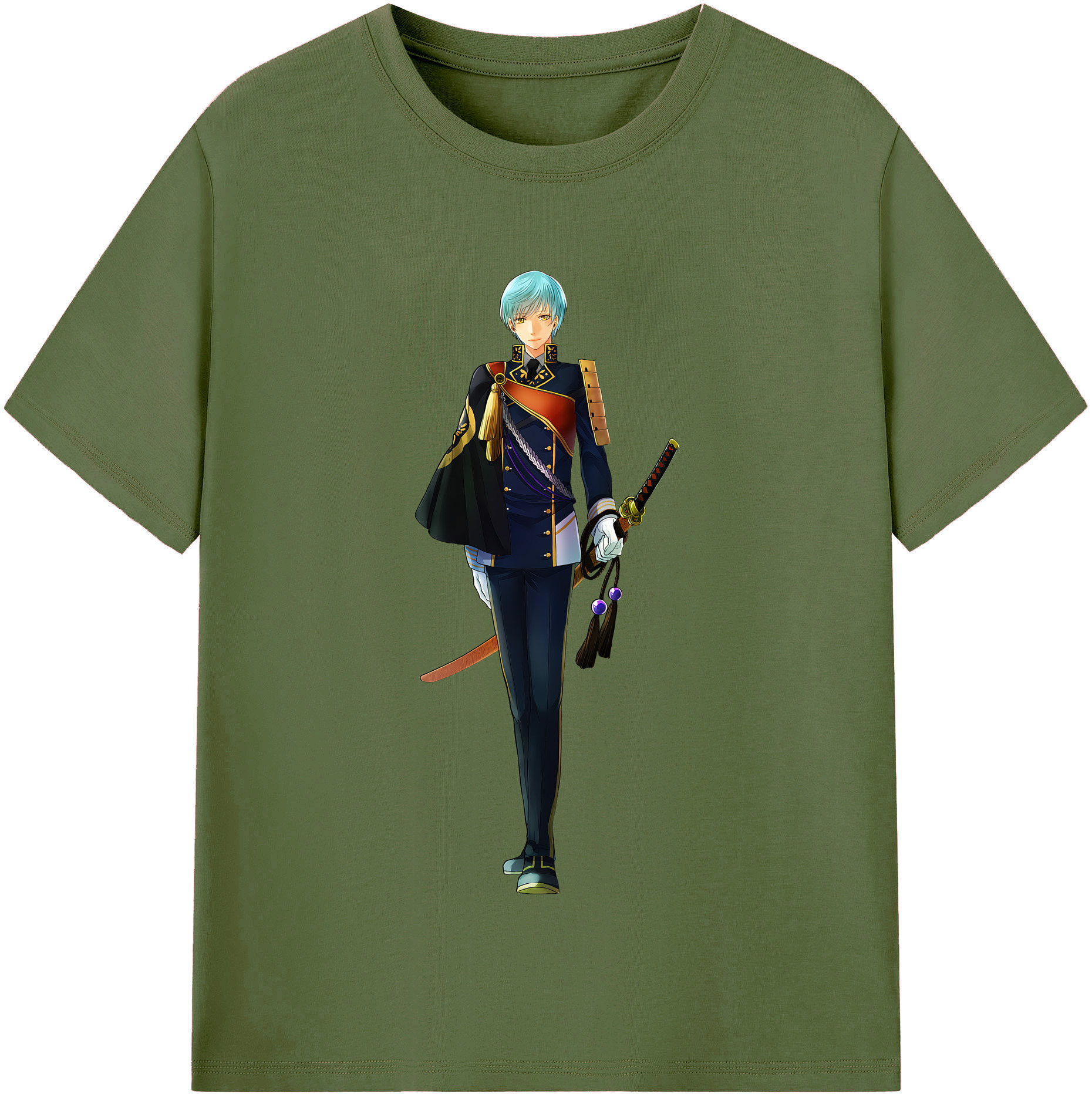 （画像用） 刀剣乱舞 Touken Ranbu 綿100％半袖Tシャツ（フロントプリント）